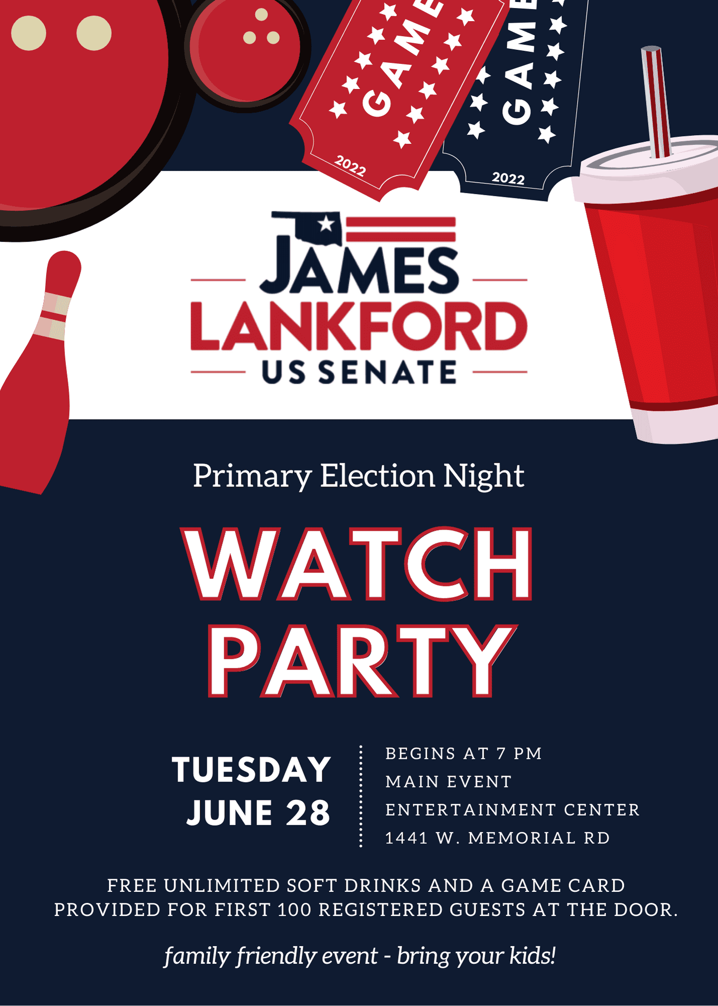 You And Your Family Are Invited: June 28 Election Night Watch Party ...